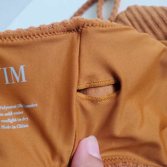 TJ Swim Bikini SET in Spice NWOT S/XS - Picture 6 of 12